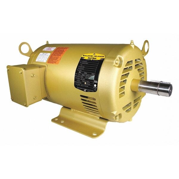 3-Phase General Purpose Motor, 5 HP, 184T Frame, 208-230/460V AC Voltage, 1,750 Nameplate RPM