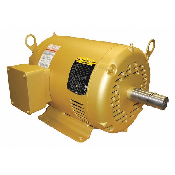 3-Phase General Purpose Motor, 10 HP, 213T Frame, 208-230/460V AC Voltage, 3,475 Nameplate RPM