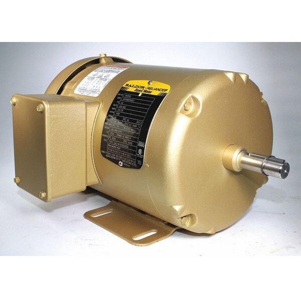 3-Phase General Purpose Motor, 1 1/2 HP, 56 Frame, 208-230/460V AC Voltage, 3,500 Nameplate RPM