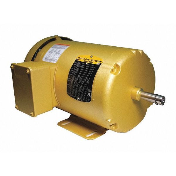 3-Phase General Purpose Motor, 1 1/2 HP, 56 Frame, 208-230/460V AC Voltage, 1,760 Nameplate RPM