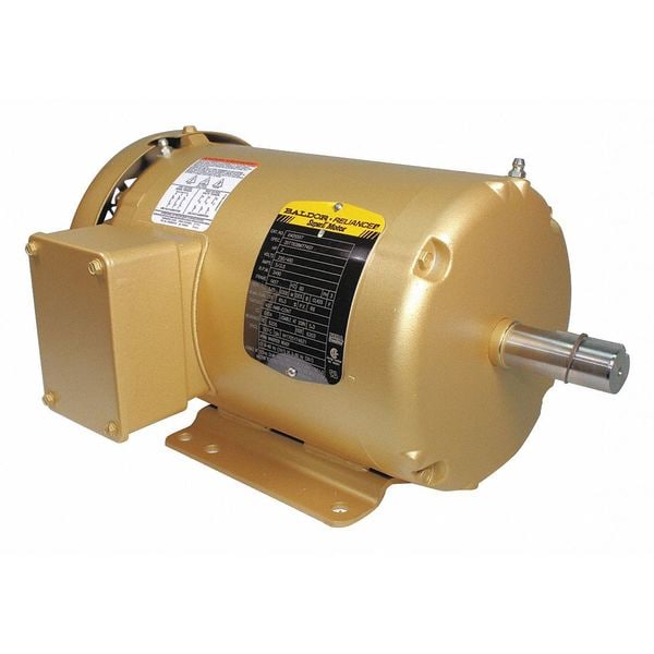 3-Phase General Purpose Motor, 2 HP, 145T Frame, 208-230/460V AC Voltage, 3,490 Nameplate RPM