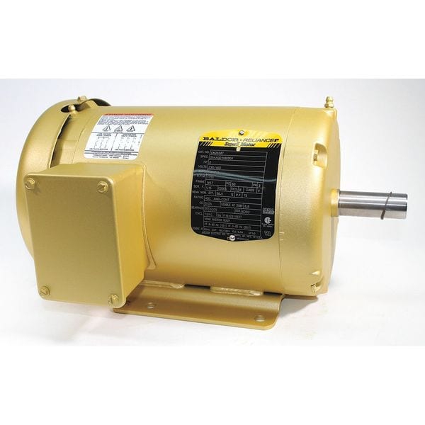 3-Phase General Purpose Motor, 2 HP, 145T Frame, 208-230/460V AC Voltage, 1,755 Nameplate RPM