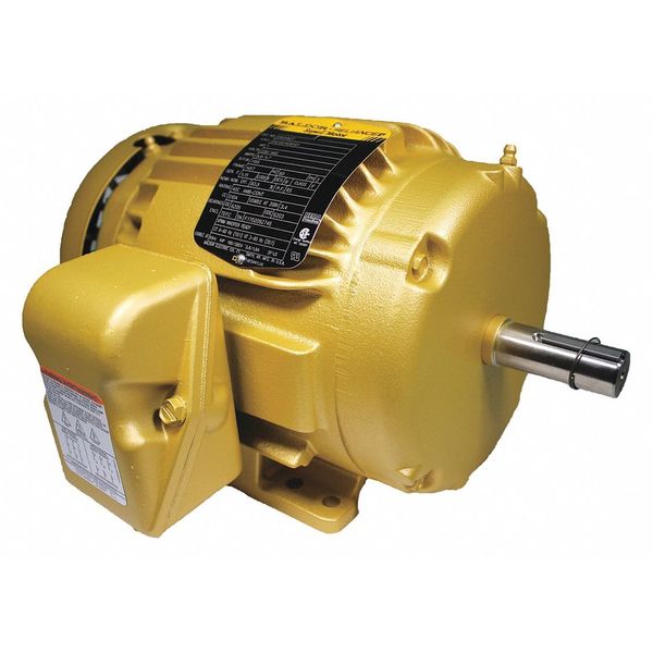 3-Phase General Purpose Motor, 1 HP, 145T Frame, 208-230/460V AC Voltage, 1155 Nameplate RPM
