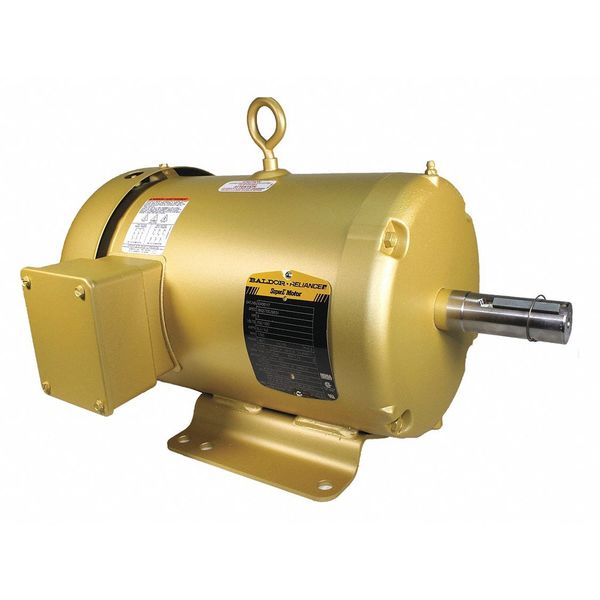 3-Phase General Purpose Motor, 3 HP, 182T Frame, 208-230/460V AC Voltage, 1,760 Nameplate RPM