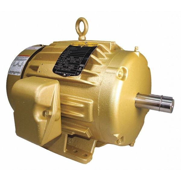 3-Phase General Purpose Motor, 3 HP, 182T Frame, 208-230/460V AC Voltage, 3,460 Nameplate RPM