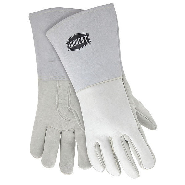 Stick Welding Gloves, Elkskin Palm, S, PR