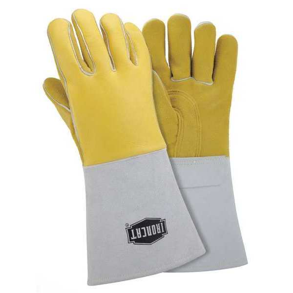 Stick Welding Gloves, Elkskin Palm, M, PR