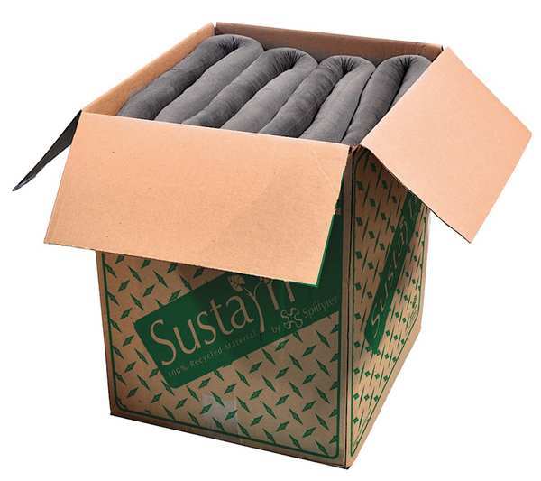 Sorbents, 44 gal. Universal Absorbed, Gray, Polypropylene, 40 PK