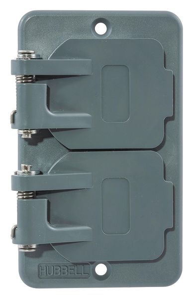 1 -Gang Vertical Weatherproof Cover, 2-13/64