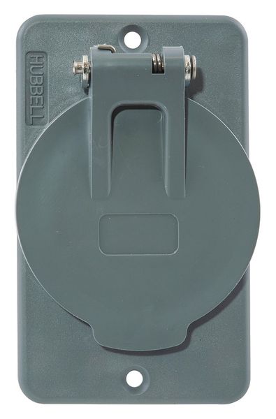 1 -Gang Vertical Weatherproof Cover, 2-13/64