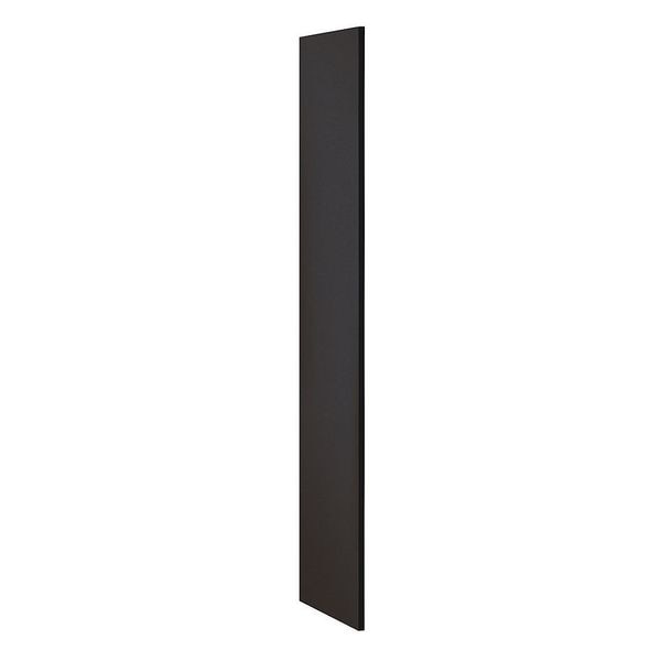 End Panel, Black, 72inH x 18inW x 3/4inD