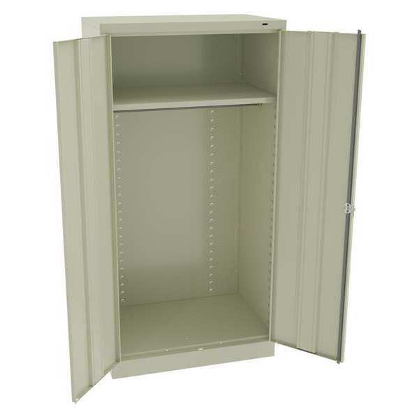 24 ga. Steel Storage Cabinet, 36 in W, 72 in H, Stationary