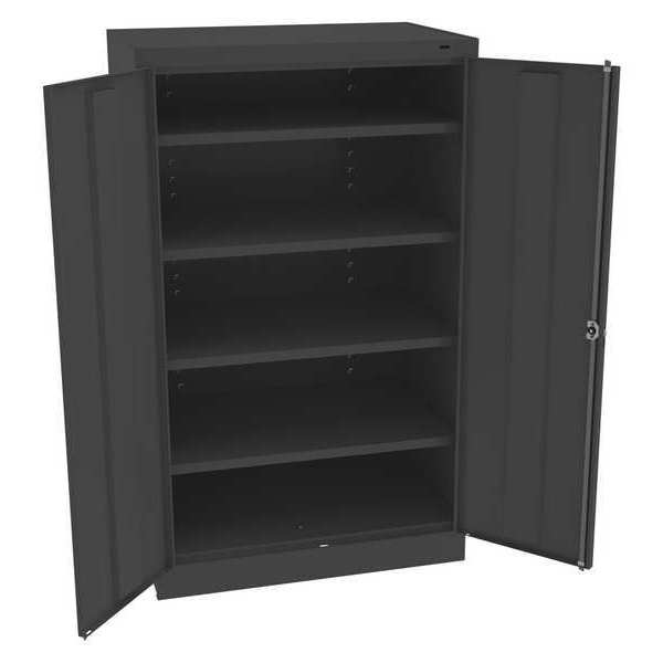 24 ga. Carbon Steel Storage Cabinet, 36 in W, 60 in H, Stationary
