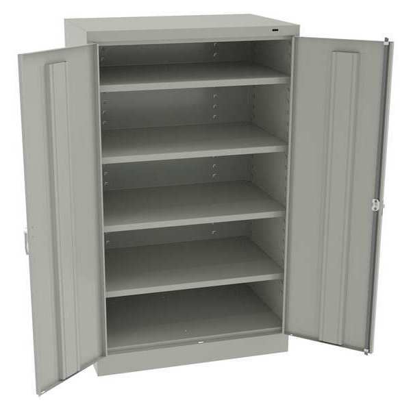 24 ga. Carbon Steel Storage Cabinet, 36 in W, 60 in H, Stationary