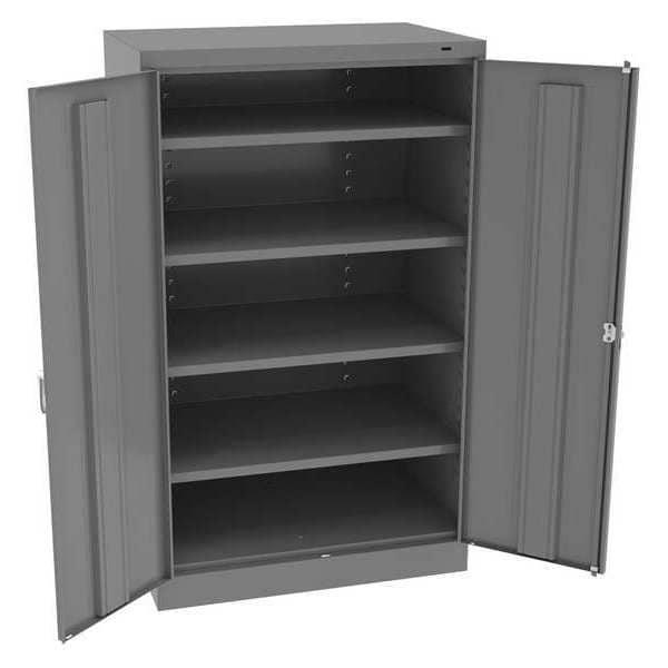 24 ga. Carbon Steel Storage Cabinet, 36 in W, 60 in H, Stationary
