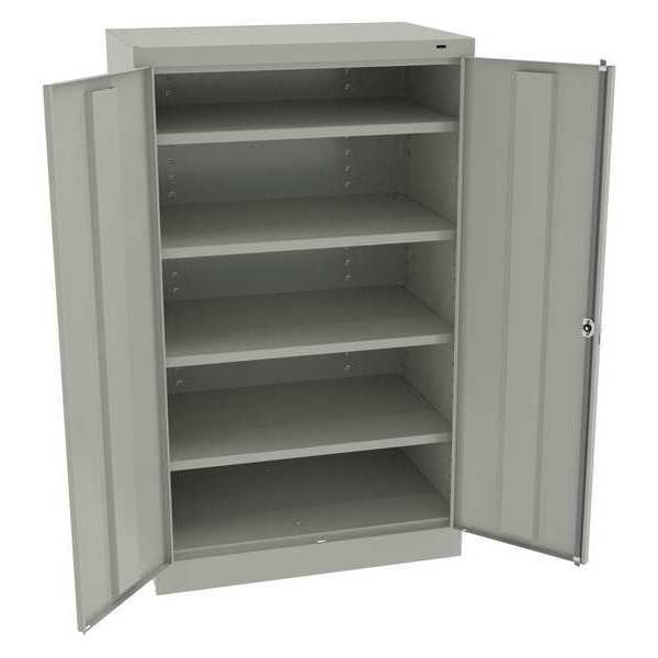 24 ga. Carbon Steel Storage Cabinet, 36 in W, 60 in H, Stationary