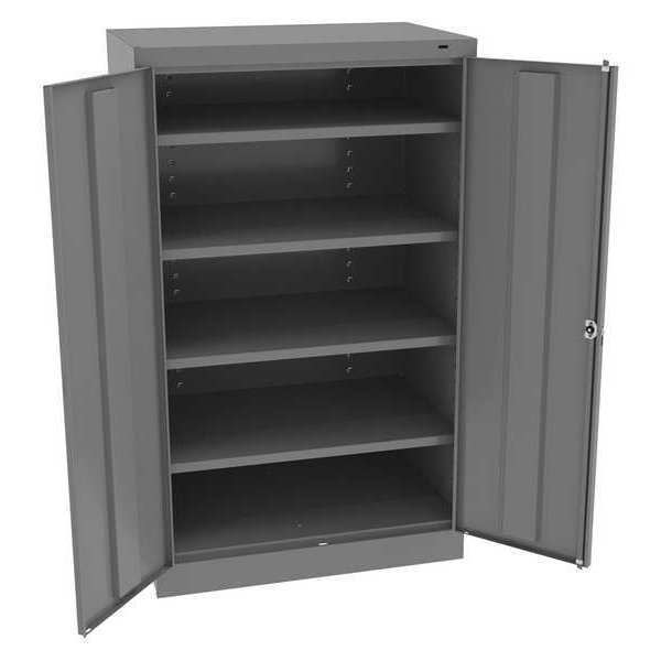 24 ga. Carbon Steel Storage Cabinet, 36 in W, 60 in H, Stationary