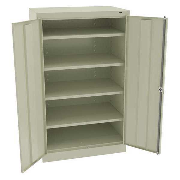 24 ga. Carbon Steel Storage Cabinet, 36 in W, 60 in H, Stationary