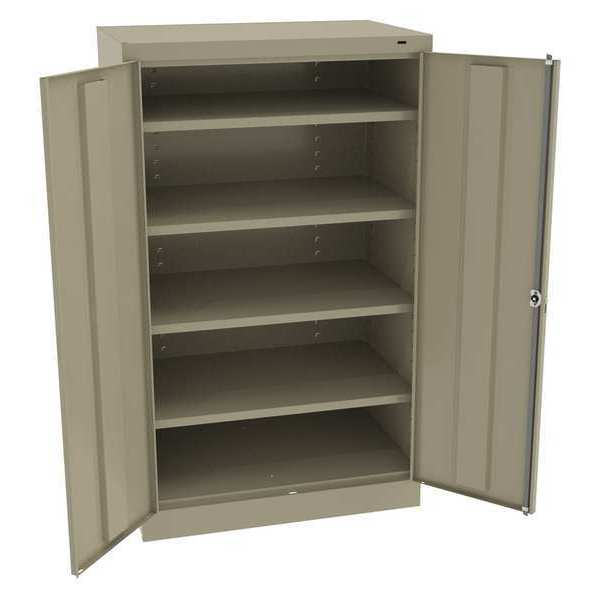 24 ga. Carbon Steel Storage Cabinet, 36 in W, 60 in H, Stationary