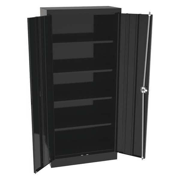 24 ga. Steel Storage Cabinet, 30 in W, 66 in H, Stationary