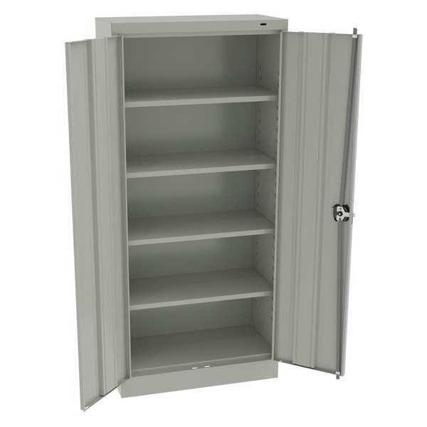 24 ga. Steel Storage Cabinet, 30 in W, 66 in H, Stationary