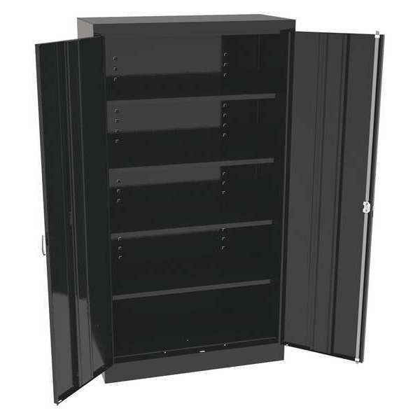 24 ga. Carbon Steel Storage Cabinet, 36 in W, 66 in H, Stationary