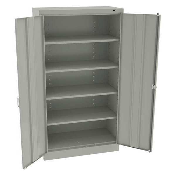 24 ga. Carbon Steel Storage Cabinet, 36 in W, 66 in H, Stationary