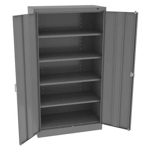 24 ga. Carbon Steel Storage Cabinet, 36 in W, 66 in H, Stationary