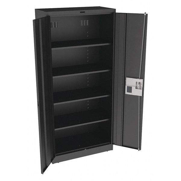 22 ga. Steel Storage Cabinet, 36 in W, 78 in H, Stationary