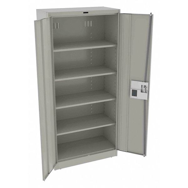 22 ga. Steel Storage Cabinet, 36 in W, 78 in H, Stationary
