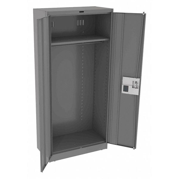 22 ga. Steel Storage Cabinet, 36 in W, 78 in H, Stationary