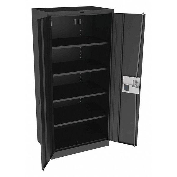 22 ga. Carbon Steel Storage Cabinet, 36 in W, 78 in H, Stationary