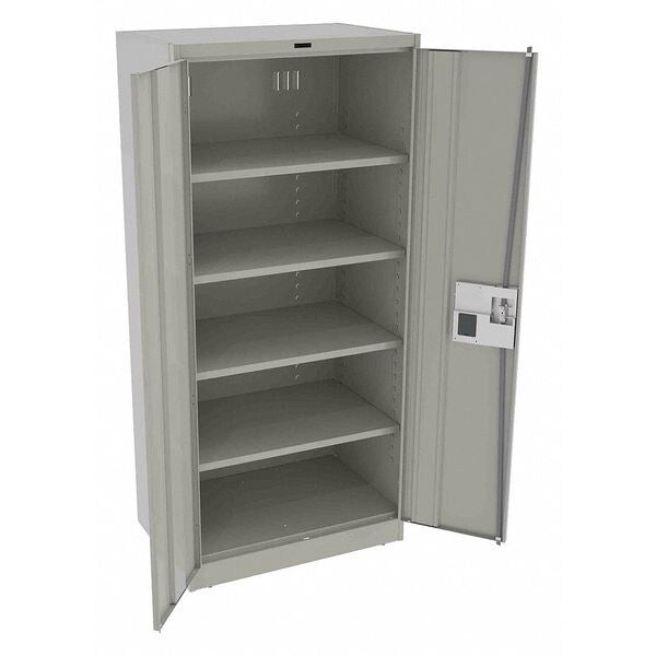 22 ga. Carbon Steel Storage Cabinet, 36 in W, 78 in H, Stationary