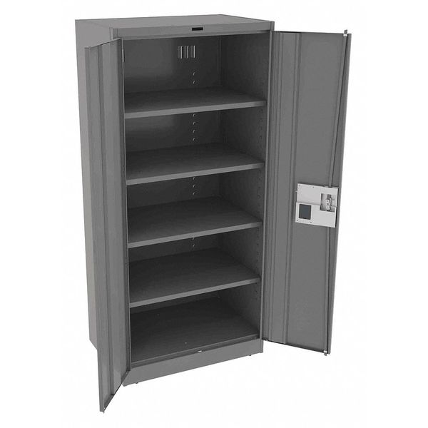 22 ga. Carbon Steel Storage Cabinet, 36 in W, 78 in H, Stationary