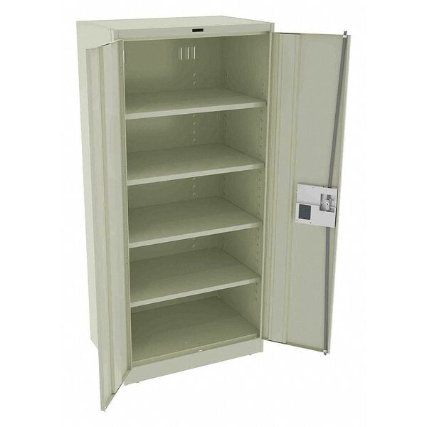 22 ga. Carbon Steel Storage Cabinet, 36 in W, 78 in H, Stationary
