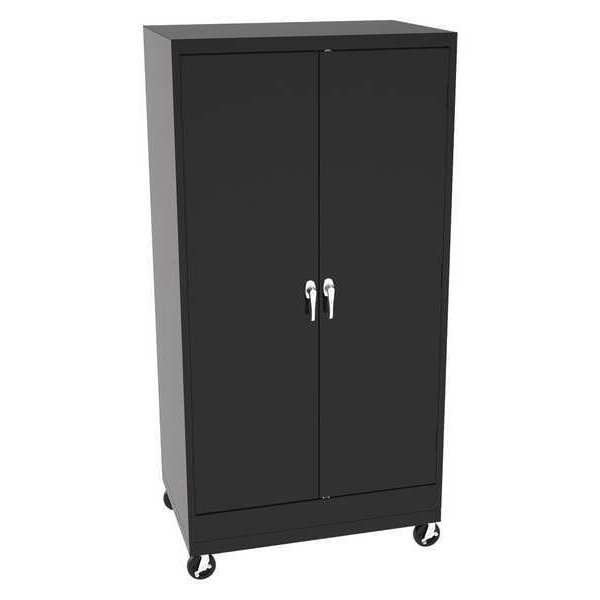 24 ga. Steel Storage Cabinet, 36 in W, 73 in H, Mobile