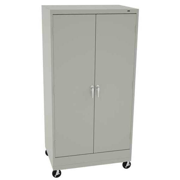 24 ga. Steel Storage Cabinet, 36 in W, 73 in H, Mobile
