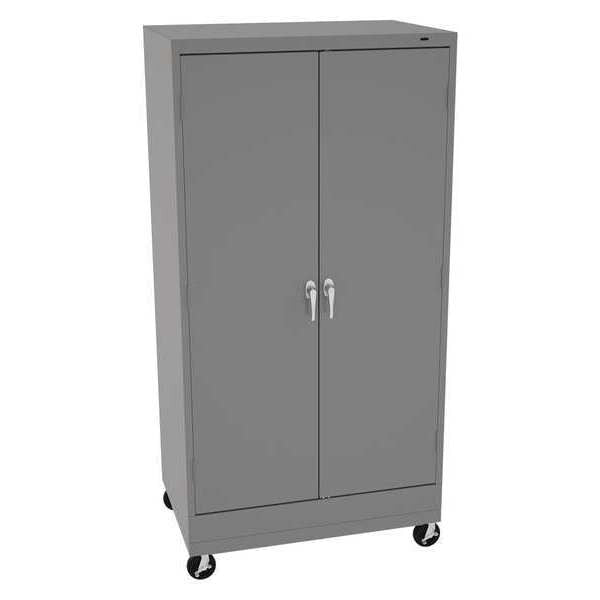 24 ga. Steel Storage Cabinet, 36 in W, 73 in H, Mobile