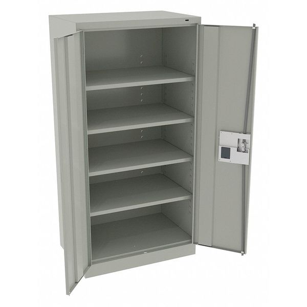 24 ga. Carbon Steel Storage Cabinet, 36 in W, 72 in H, Stationary