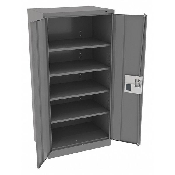 24 ga. Carbon Steel Storage Cabinet, 36 in W, 72 in H, Stationary