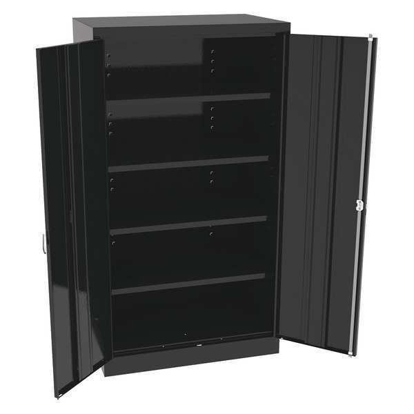 24 ga. Carbon Steel Storage Cabinet, 36 in W, 66 in H, Stationary