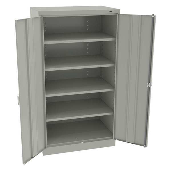 24 ga. Carbon Steel Storage Cabinet, 36 in W, 66 in H, Stationary