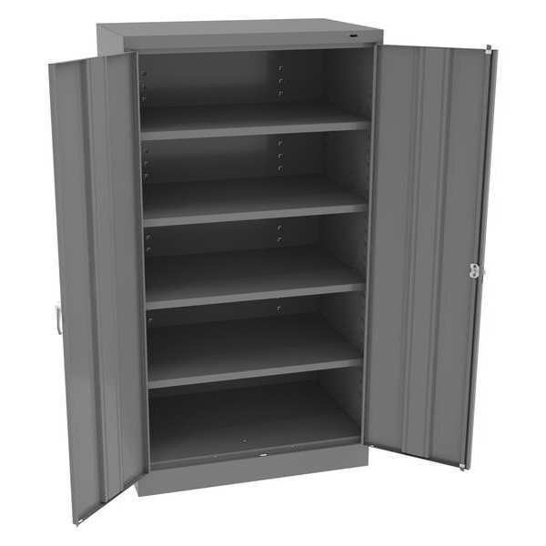 24 ga. Carbon Steel Storage Cabinet, 36 in W, 66 in H, Stationary