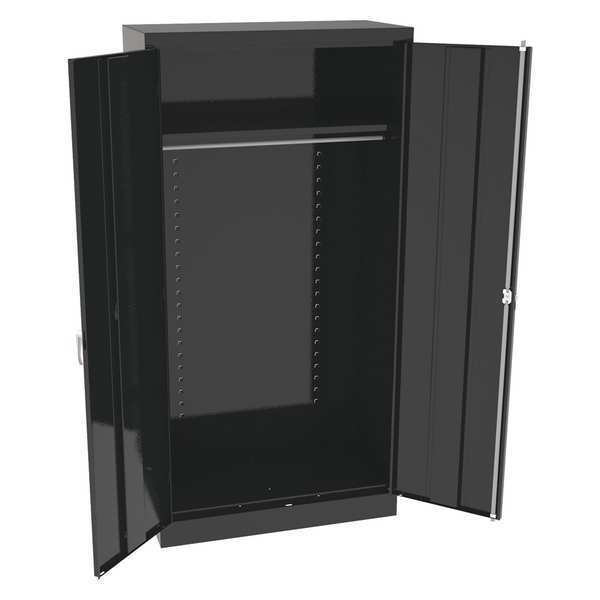 24 ga. Carbon Steel Storage Cabinet, 36 in W, 72 in H, Stationary