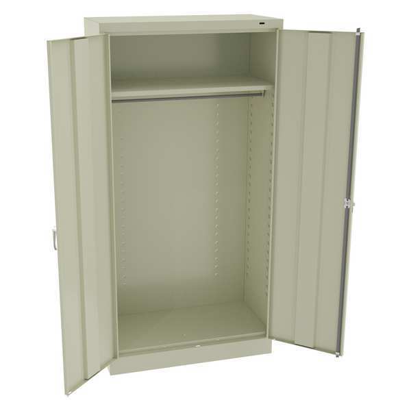 24 ga. Carbon Steel Storage Cabinet, 36 in W, 72 in H, Stationary