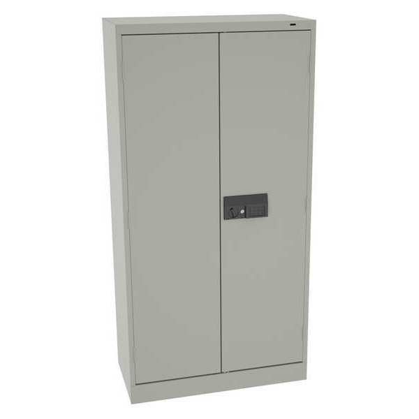 24 ga. Carbon Steel Storage Cabinet, 36 in W, 72 in H, Stationary