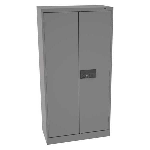 24 ga. Carbon Steel Storage Cabinet, 36 in W, 72 in H, Stationary