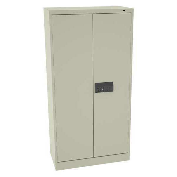 24 ga. Carbon Steel Storage Cabinet, 36 in W, 72 in H, Stationary