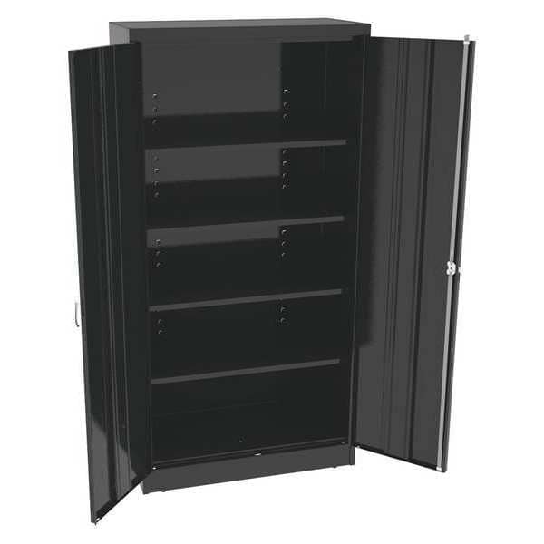 24 ga. Steel Storage Cabinet, 36 in W, 72 in H, Stationary