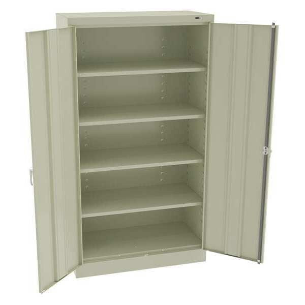 24 ga. Carbon Steel Storage Cabinet, 36 in W, 66 in H, Stationary